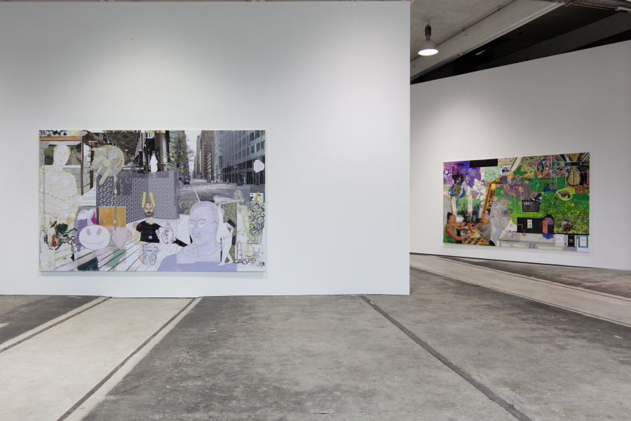 Michael Williams, MAKE PLANS GOD APPLAUDS, Installationsansicht Kunstzone Lokremise St.Gallen, Foto: Stefan Rohner