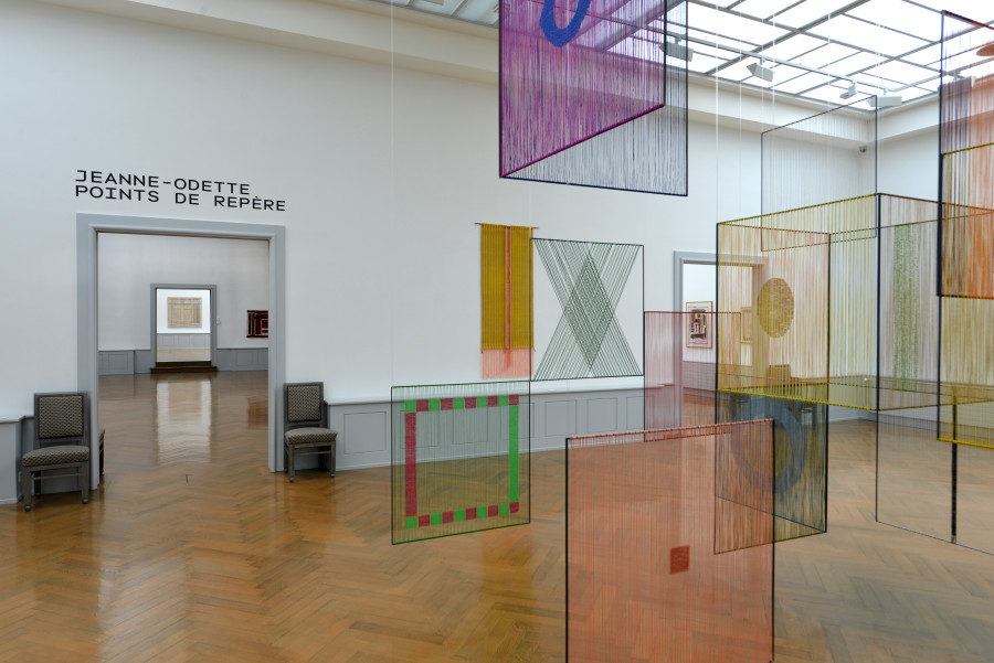 Exhibition view, Jeanne-Odette, Points de repère, MBA, 2020 - 2021