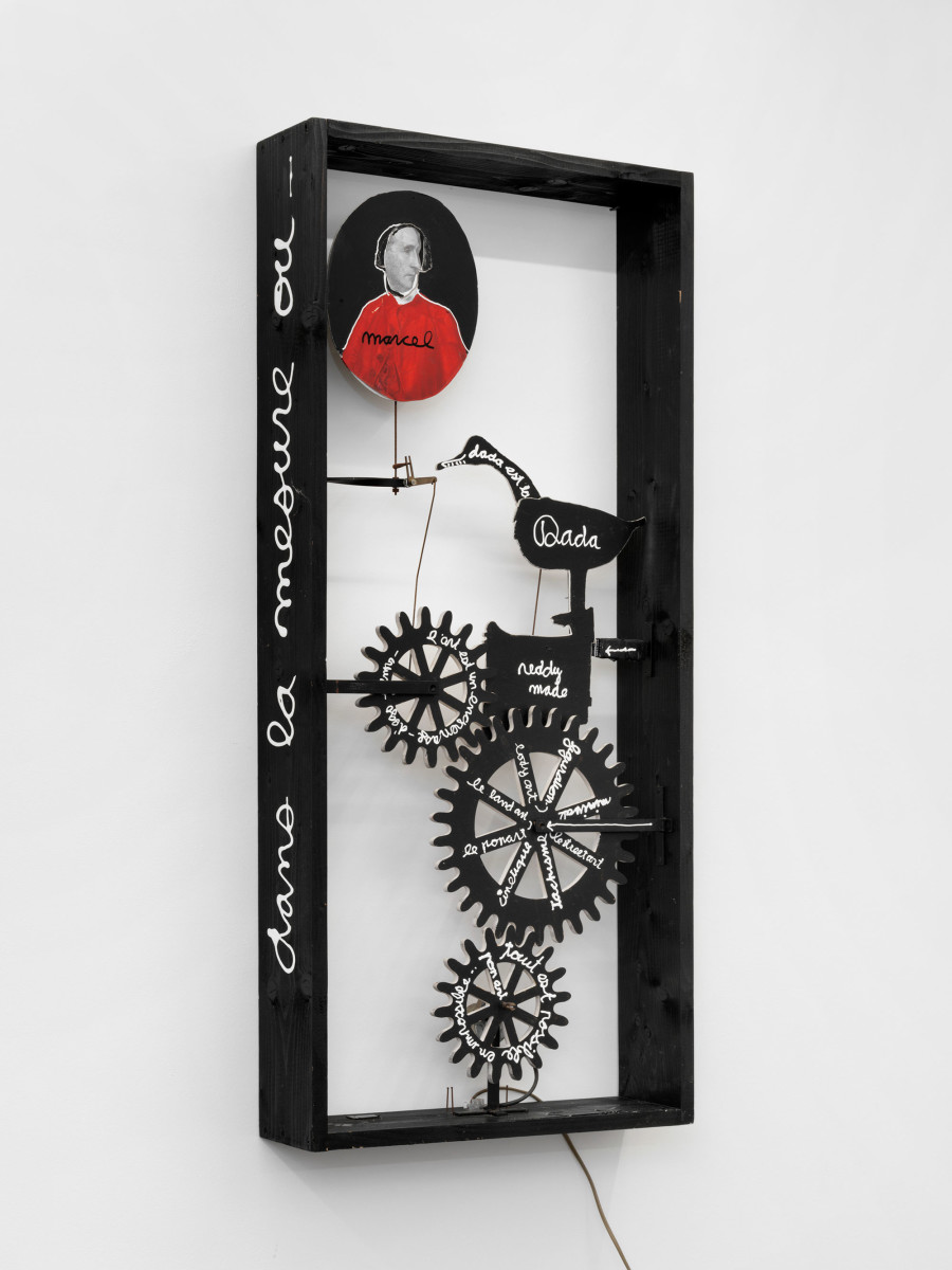 Exhibition view, Ben Vautier, What is the question?, galerie lange + pult, 2022. Photo credit: Julien Gremaud