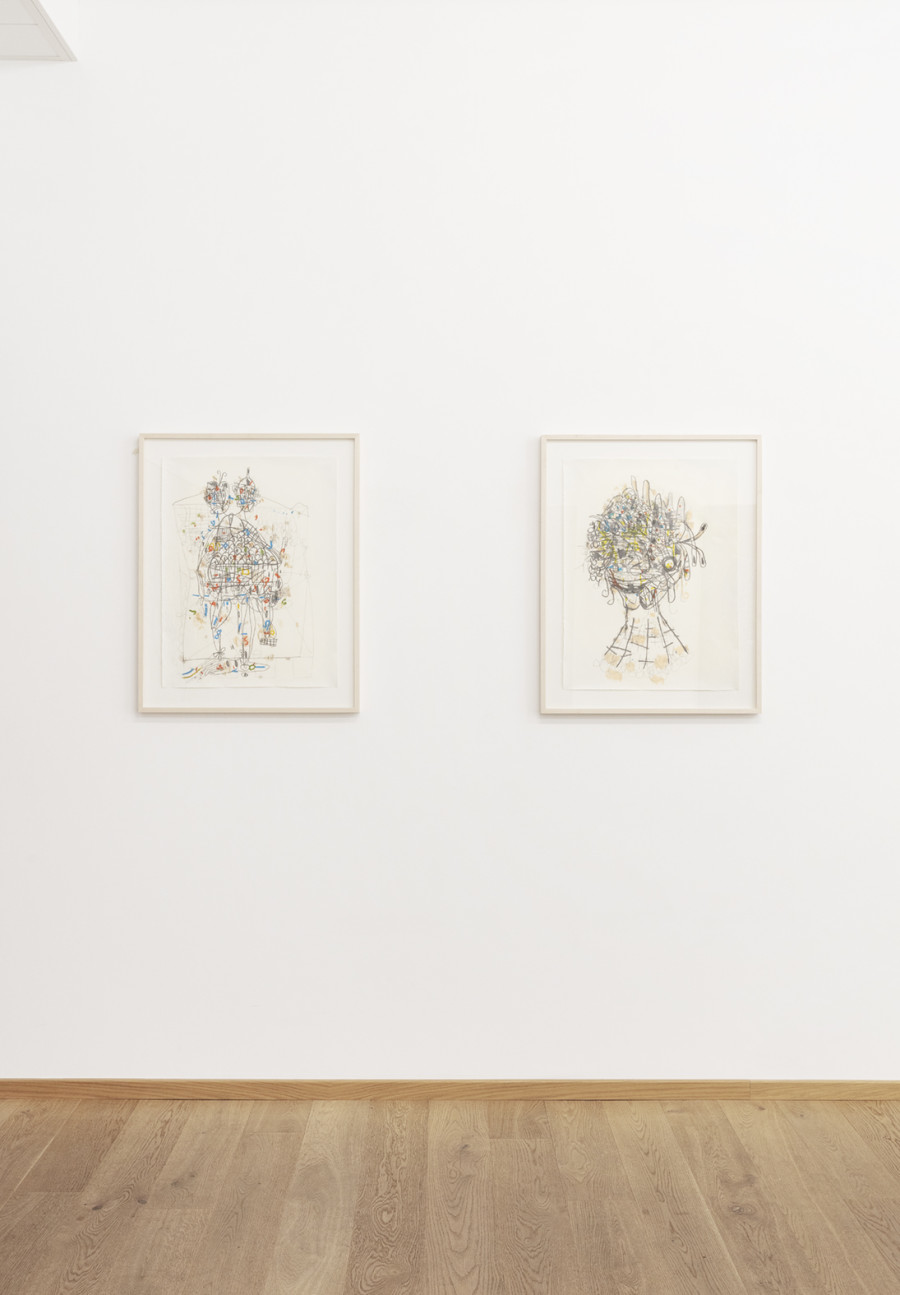 Alexi Tsioris, Mythos Alpha, Installation view, Livie Gallery, photos by Esther Mathis