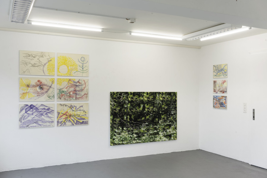 Exhibition view, suns.works. Photography: Thomas Julier / Claude Barrault