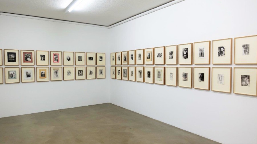 Installation view, Miroslav Tichy, 69 works, Galerie Nicola Von Senger, 2022.