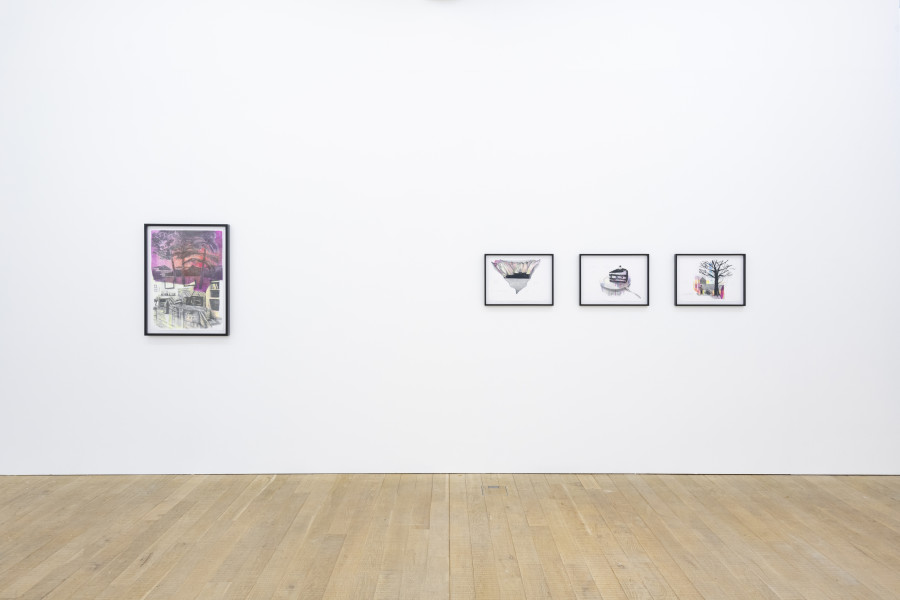 Exhibition views: Marc Bauer, „The Default Brain“, Galerie Peter Kilchmann, Zurich, Switzerland, Sept. 1 - Oct. 14, 2022, Courtesy the artists and Galerie Peter Kilchmann, Zurich Photo: Sebastian Schaub