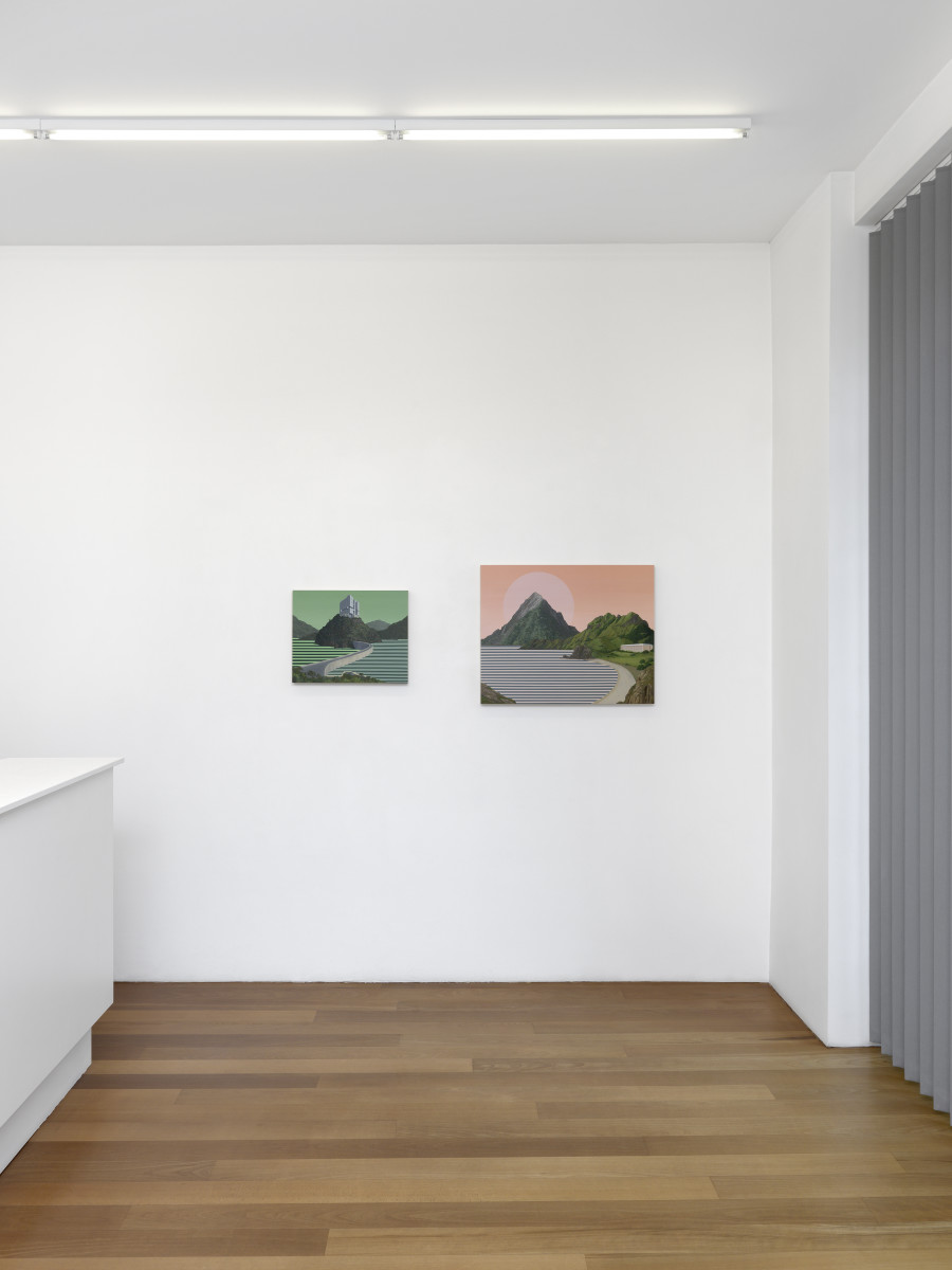 Exhibition view, Dean Monogenis, Liminal Tide, xippas, 2023. Photo credit: Annik Wetter