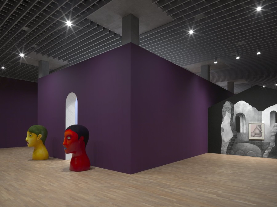 Nicolas Party, Rovine, MASI Lugano. Installation view, photo: Annik Wetter © Nicolas Party