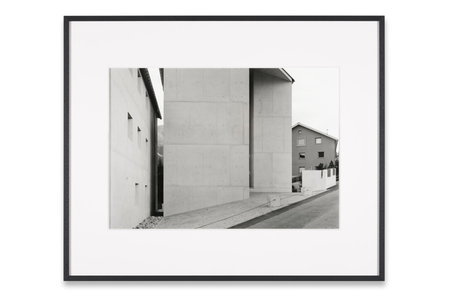 Exhibition view, Petra Wunderlich, Zuoz, 2021, Gelatin silver print on baryt paper, 42 x 60 cm (image) / 68 x 82 cm (frame), 2/5. Photo: Ralph Feiner, Courtesy of the artist and Galerie Tschudi
