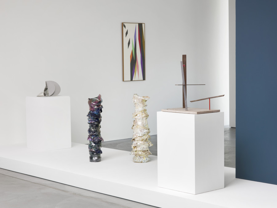 Installation View, The Backward Glance can be a Glimpse into the Future at von Bartha, Basel, 5 September – 7 November 2020. Photo: Simon Schwyzer. Image courtesy von Bartha and the Artists.