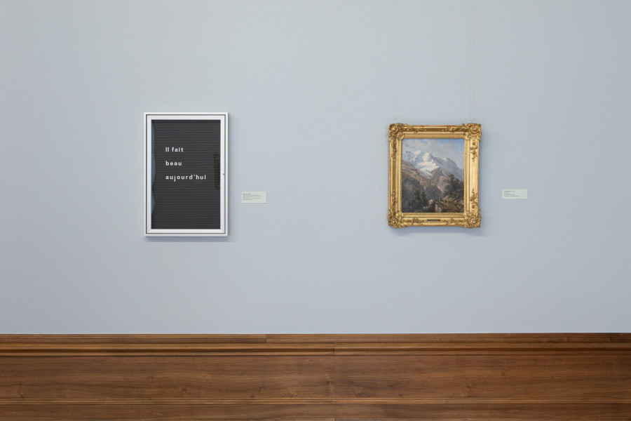 Bethan Huws, Word Vitrines, Installation Views, Kunst Museum Winterthur 2021, ©2021, Bethan Huws / ProLitteris, Zurich Photos: Reto Kaufmann