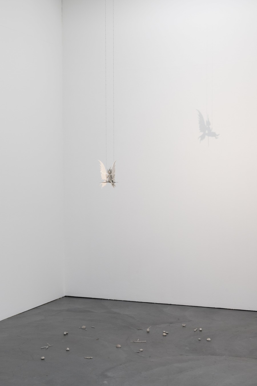 Alyona Grekova, Guardian fairy/When dreams come true,  2022. Installation view Kunsthaus Baselland 2022. Photo: Finn Curry