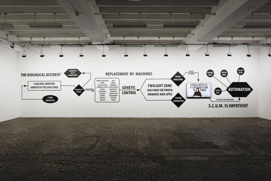 Exhibition view of Chiara Fumai, Poems I Will Never Release (2007–2017) at Centre d’Art Contemporain Genève (November 4, 2020‒February 28, 2021). © Centre d’Art Contemporain Genève. Photo: Mathilda Olmi