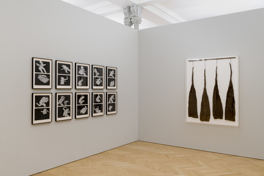 Geta Brătescu, Installationsansicht Kunstmuseum St.Gallen, Photo: Sebastian Stadler