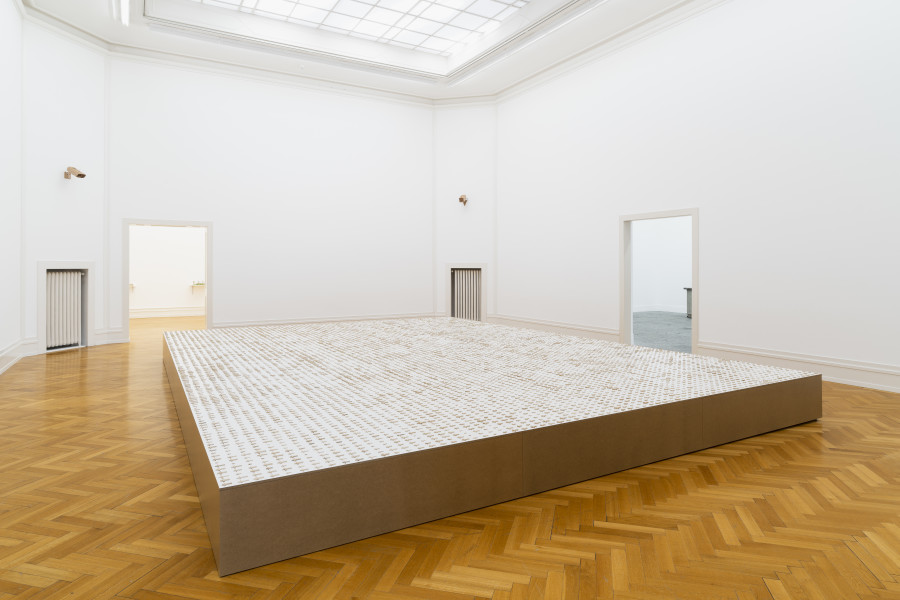 Jean-Frédéric Schnyder, das Andere, 2014–2021, Detail, Holz geschnitzt, 14‘400 Teile (Version Kunsthalle Bern: 9‘216 Teile). Courtesy Eva Presenhuber Zürich / New York. Photo: Gunnar Meier