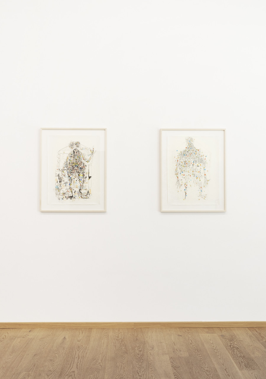 Alexi Tsioris, Mythos Alpha, Installation view, Livie Gallery, photos by Esther Mathis