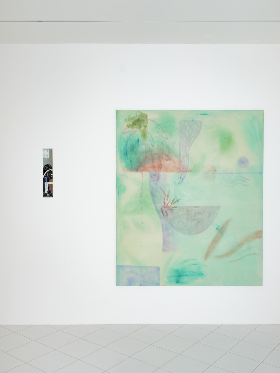 Zoé de Soumagnat, Rayon II, 10x30cm, Engraved and painted mirror, 2022 - Zoé de Soumagnat, Rayon III, 10x30cm, Engraved and painted mirror, 2022