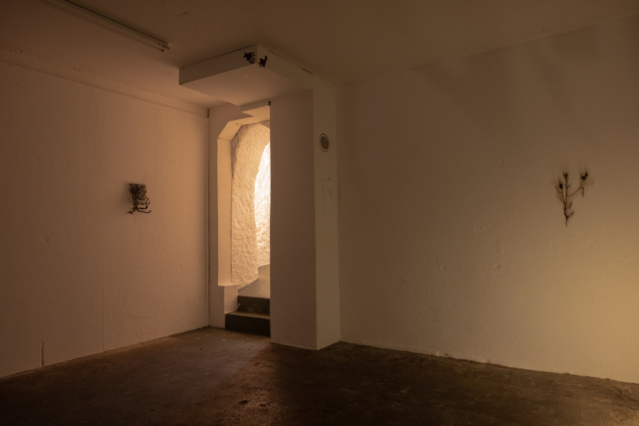 Exhibition view « Fusionner nos Ardeurxes » at WallStreet, Fribourg, 2022 / Photo: Julie Folly / Courtesy: the artist and WallStreet