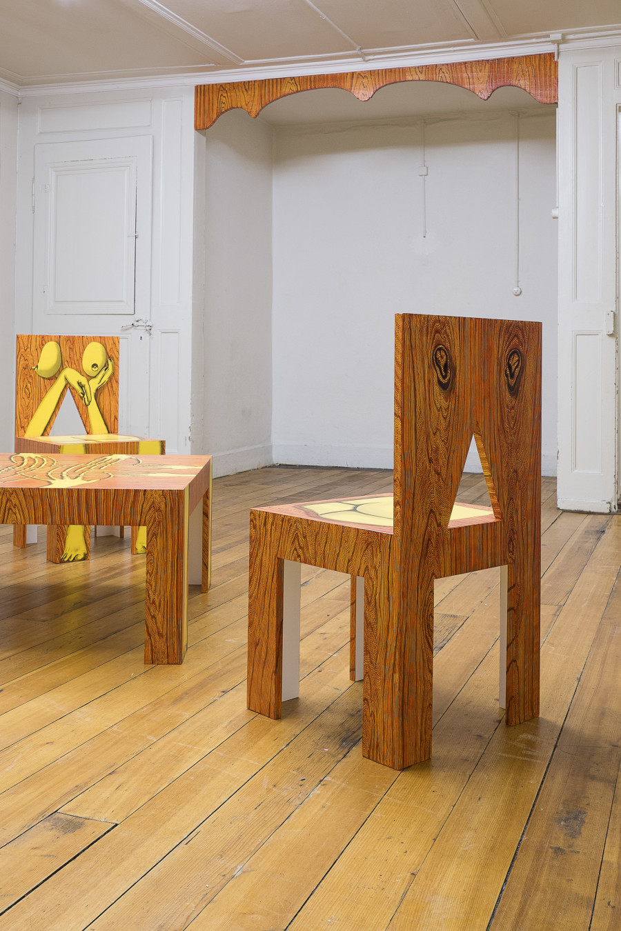 Sarah Margnetti, installation view at CAN - Centre d'Art de Neuchâtel. Photography: Sebastian Verdon/ all images copyright and courtesy of the artists, CAN Centre d’art Neuchâtel, Sans titre (2016).