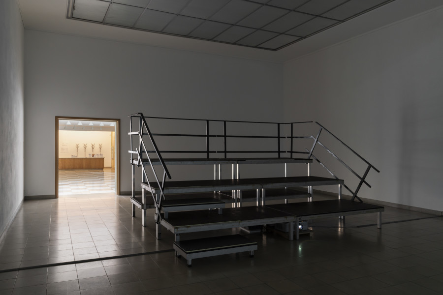 Silvia Kolbowski, Who will save us?, 2022. Silvia Kolbowski, Who will save us?, exhibition view, Kunsthaus Glarus, 2022. Courtesy the artist. Photo: Gunnar Meier