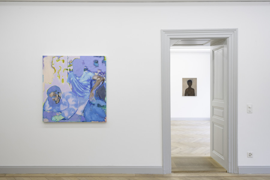 Installation view, Everything I do has an underlying political question - Kenrick McFarlane, Gerald Lovell, Simon Martin, Galerie Peter Kilchmann (Rämistrasse), Zurich, April 8 - May 28, 2022. Courtesy of the artist and Galerie Peter Kilchmann, Zurich. Copyright: Sebastian Schaub