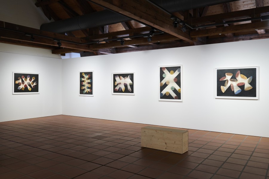 Exhibition view Otto Grimm, «Fluide Potenziale» at Zimmermannhaus Brugg, 2022 / Photo: Nici Jost / Courtesy: the artist and Zimmermannhaus