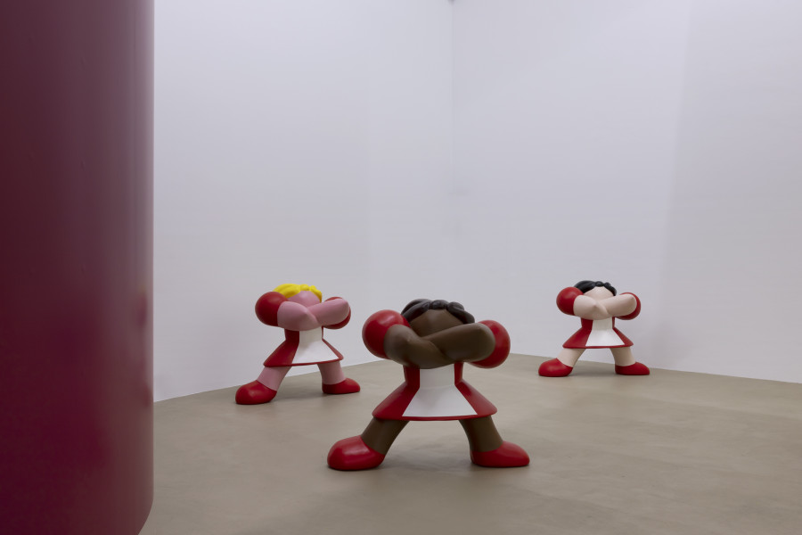 Kirsi Mikkola, Ausstellungsansicht, Fun Feminism, Kunstmuseum Basel | Gegenwart. Courtesy the artist and Galerie Nagel Draxler Berlin/Cologne/Munich. Photo Credit: Gina Folly