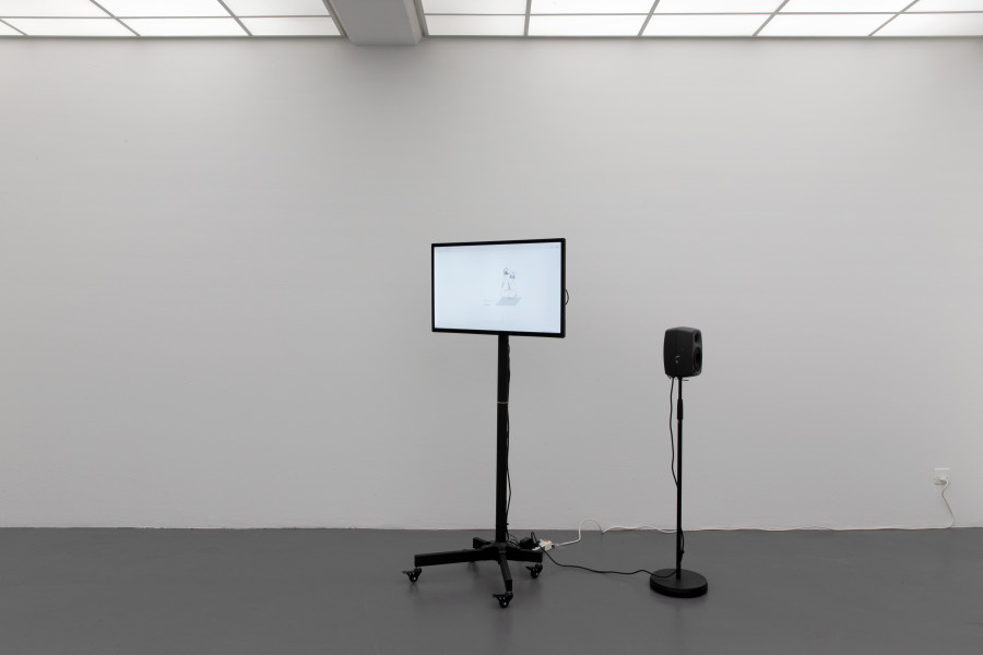 Stefan Karrer, !Ping, 2020. Courtesy the artist. Installation view Kunsthaus Baselland 2020. Photo: Gina Folly