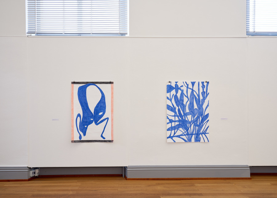 Installation view, Hommage an Otto Lehmann, Kunstmuseum Solothurn, 2022.