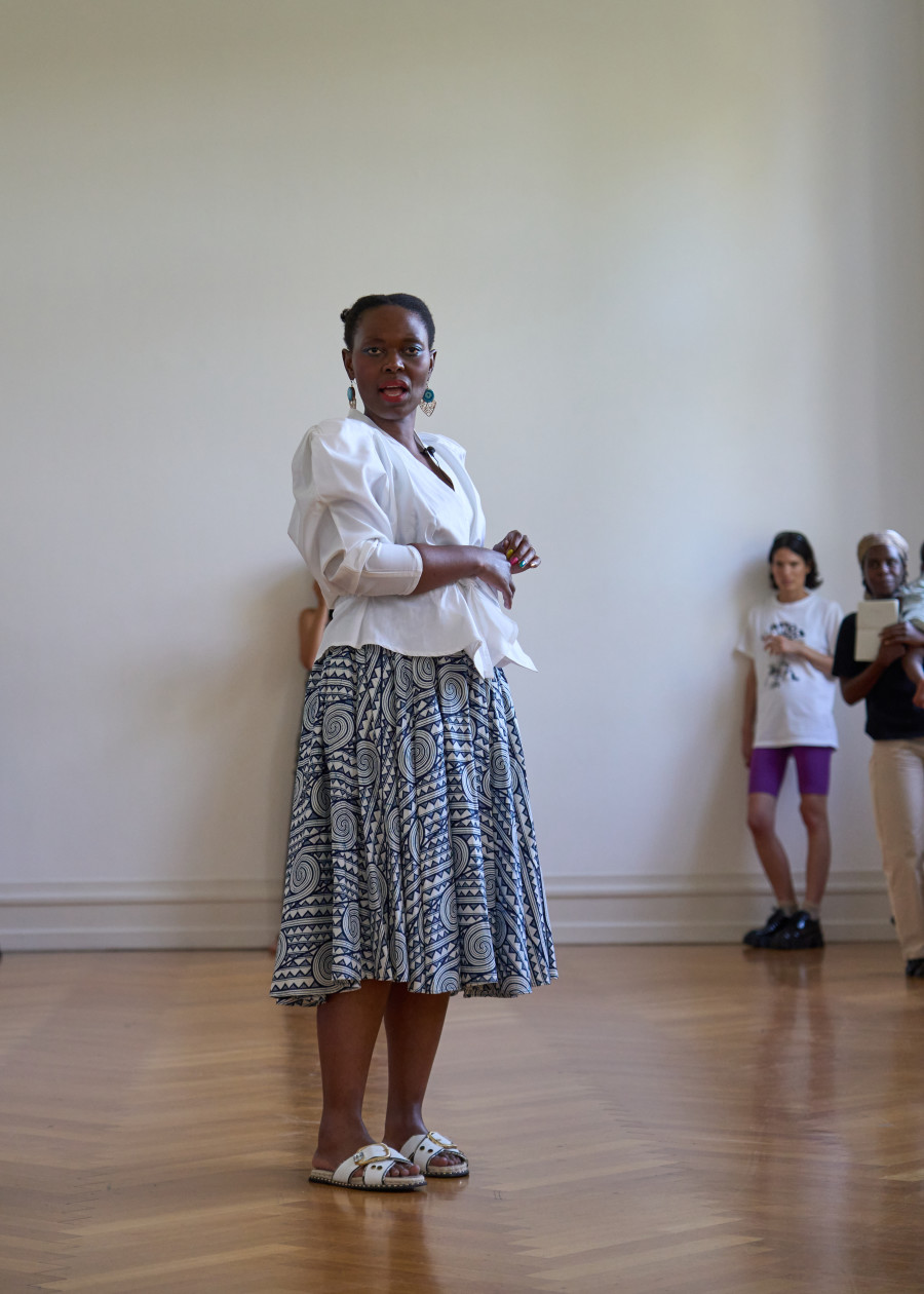 Performance, Ayiyiyo by NoBuntu Mhlambi, as part of 7 Winds, Kunsthalle Bern, Photos: Nicolas Duc