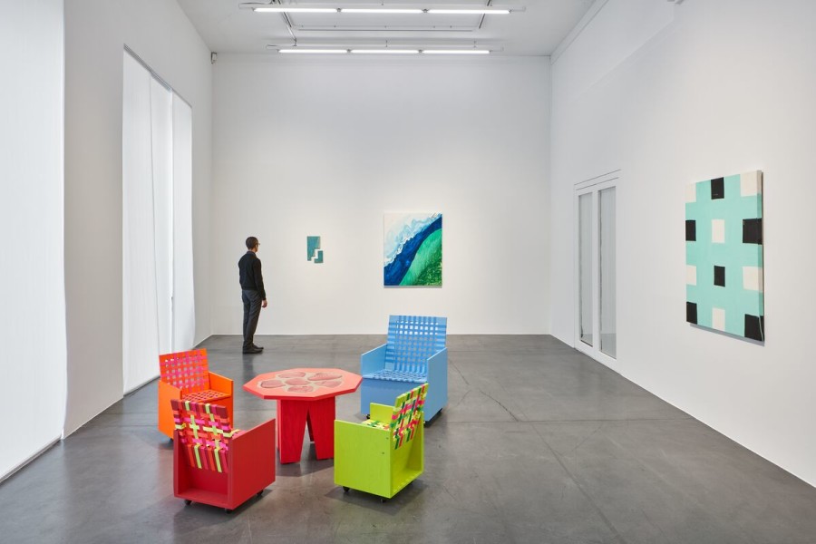 Mary Heilmann, ‘Past Present Future,’ Hauser & Wirth Zürich, 2021. Mary Heilmann © Mary Heilmann. Photo: Jon Etter