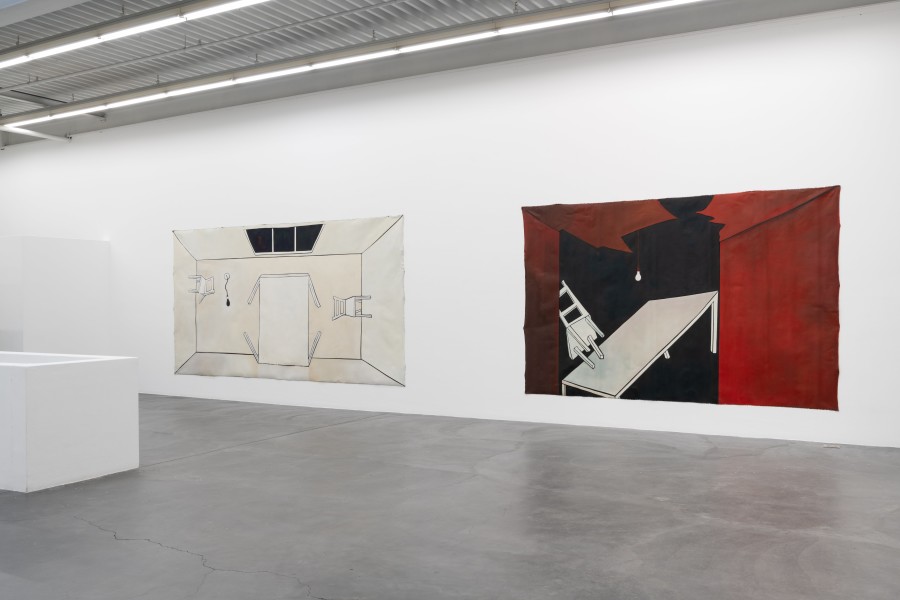 Inka ter Haar, LOVE 3/15, 2019/2020; LOVE 3/15, 2019/2020. Installation view Kunsthaus Baselland 2022. Photo: Finn Curry