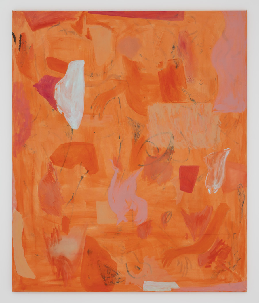 Zoé de Soumagnat, Bathing 180x150cm, Oil and acrylic on canvas, 2022