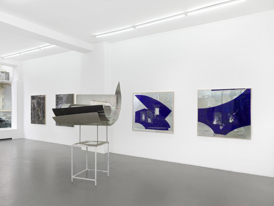 Exhibition view, Rudolf Polanszky, Reconstructions & Translinear Transformations, Galerie Mezzanin, 2022. Photo credit: Annik Wetter