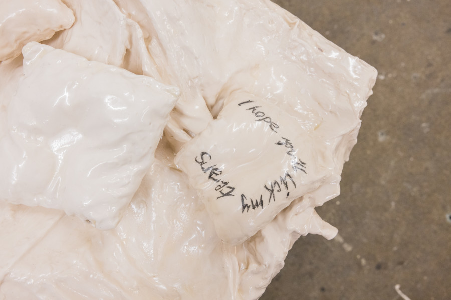 Romy Colombe. K, Last night with all of you was soft, 2022/ Photo: Julie Folly / Courtesy: the artist and WallStreet