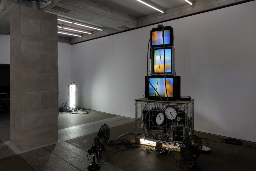 Welt am Draht, Installationsansicht, Kunstmuseum St.Gallen, Foto: Stefan Rohner