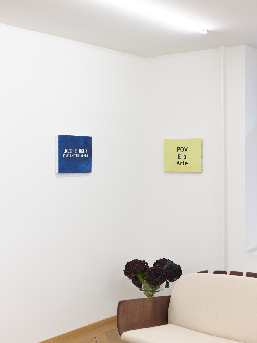 Exhibition view, René Kemp, L’univers crie, Mai 36 Galerie, 2021-2022.