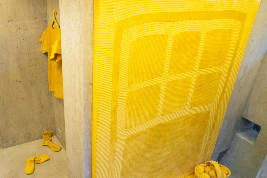 Installation view, COUPLE (Adam Cruces & Louisa Gagliardi), Fool’s Gold, Lemme, 2022. Photo credit: Romain Iannone, Sion