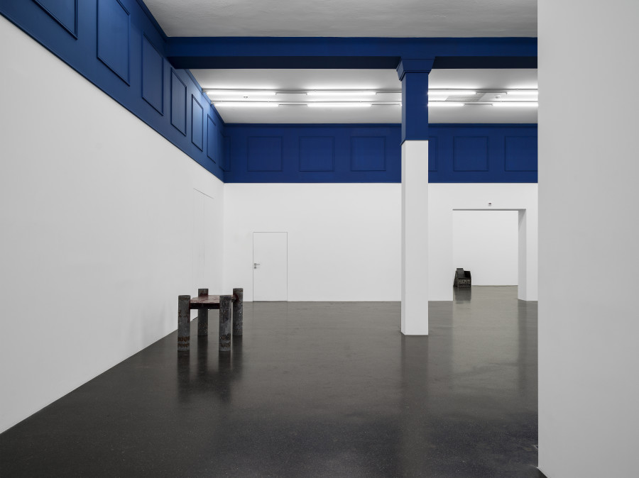 Installation view, Dozie Kanu, Galerie Francesca Pia, Zurich, 2022. Photo: Cedric Mussano