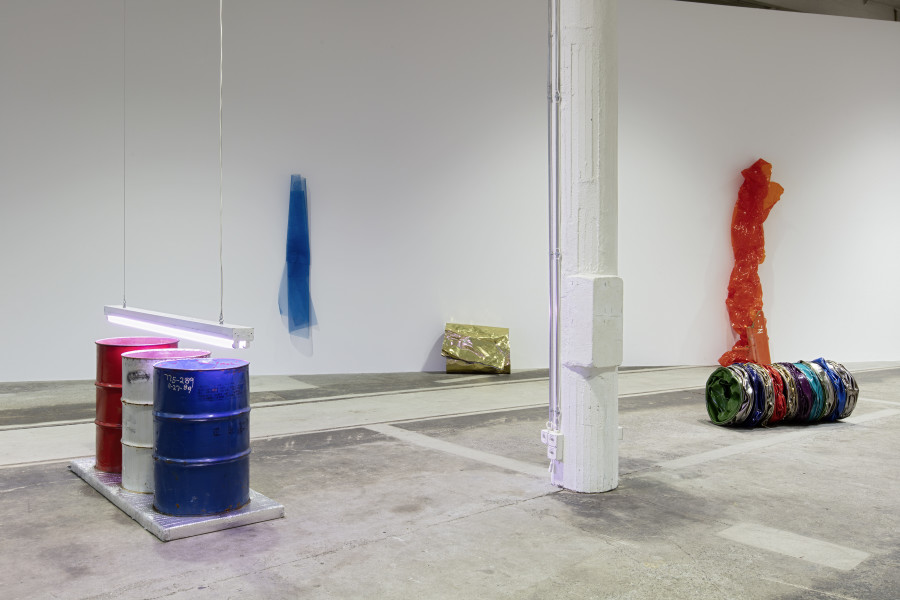 Birgit Werres, Let’s play it, Rolf !, Installationsansicht Kunstzone Lokremise, Kunstmuseum St.Gallen, Foto: Stefan Rohner