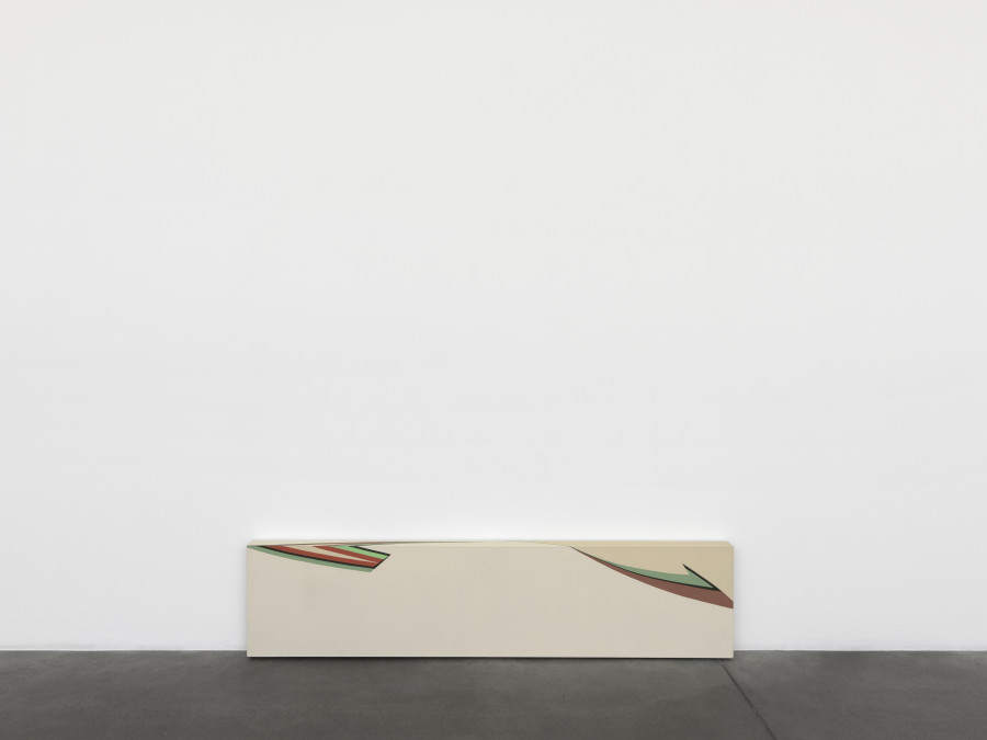 Installation view, Jo Baer, Musée d'art moderne et contemporain, 2022. Photo: Annik Wetter