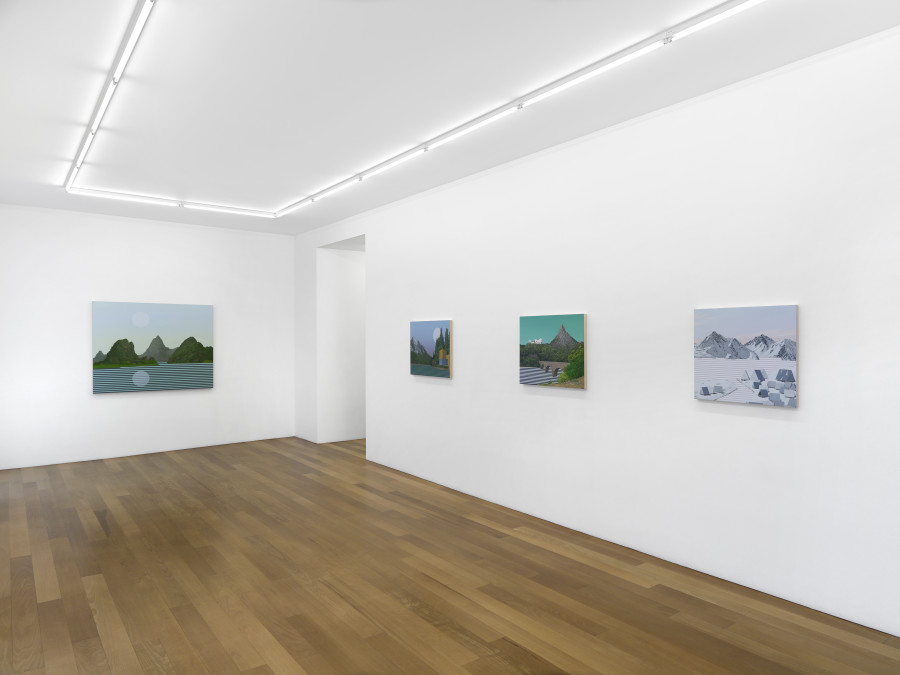 Exhibition view, Dean Monogenis, Liminal Tide, xippas, 2023. Photo credit: Annik Wetter