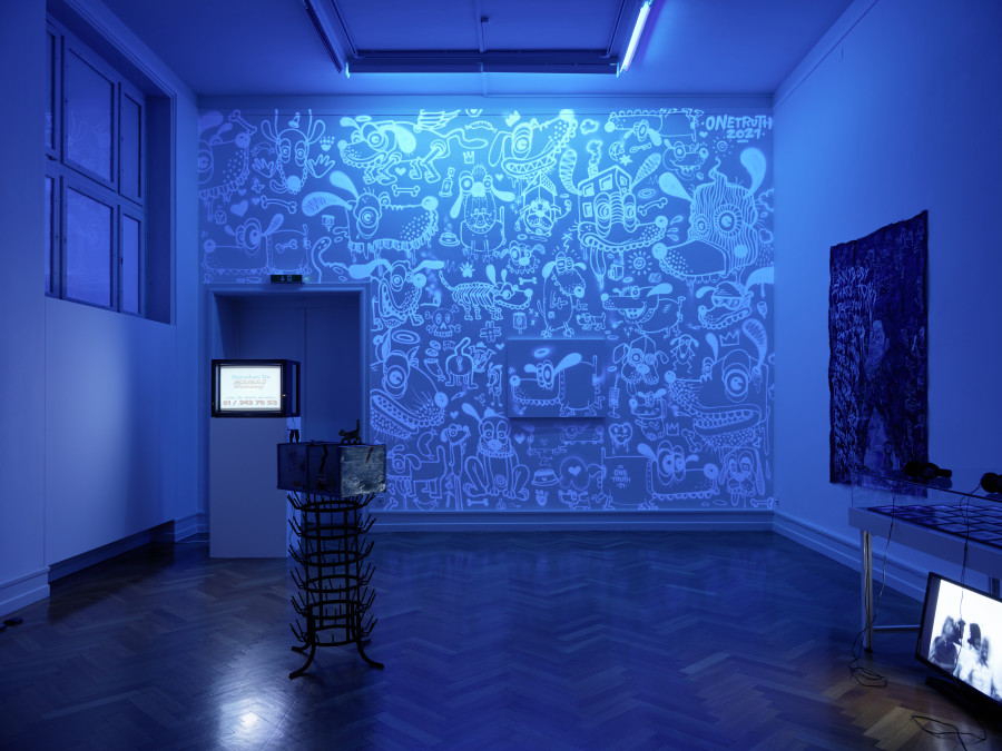 Exhibition view, 51 Years Experiment F+F, Kunsthalle Bern, 2021. Photo: David Aebi