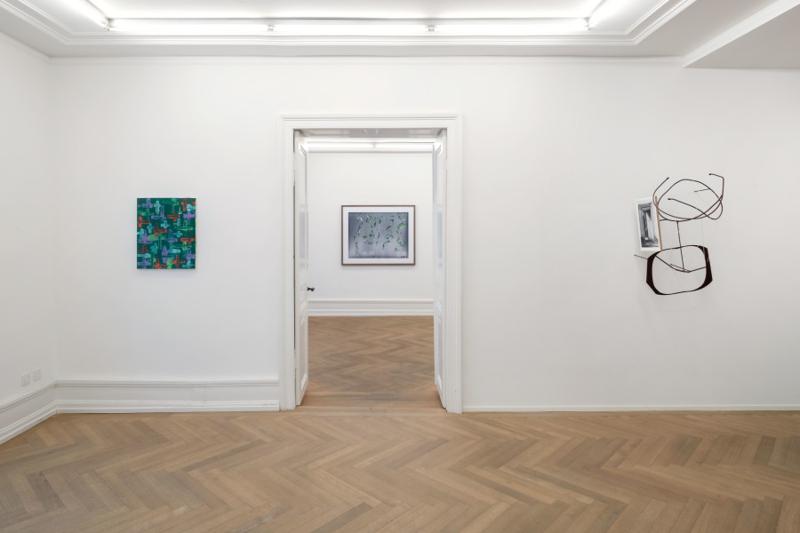 Installation view, WIRE, LINE & STRING, Mai 36 Galerie, 2022.