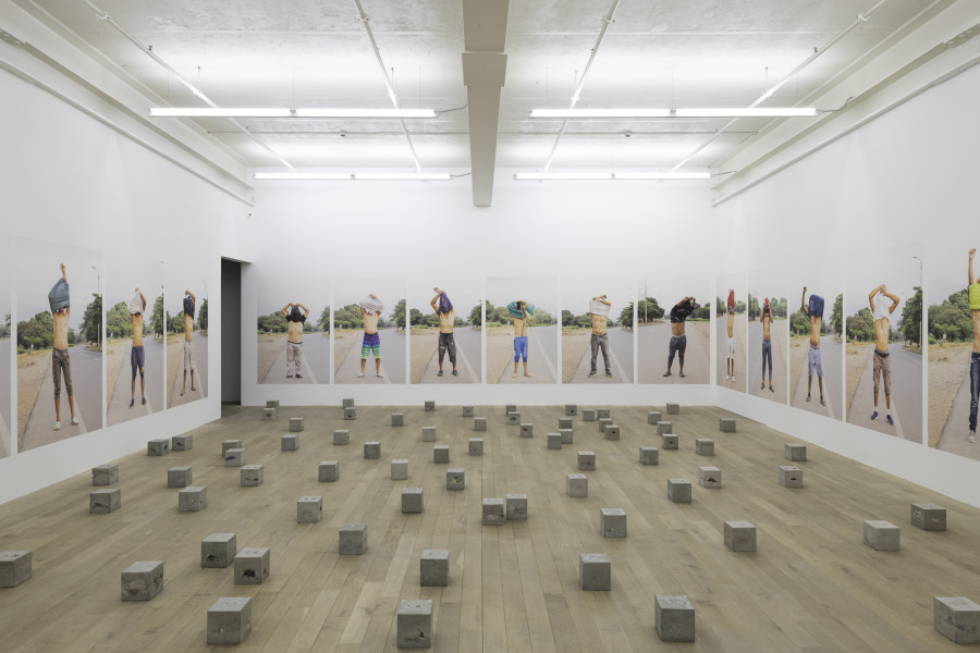 Exhibition views: Teresa Margolles – "Estorbo", Galerie Peter Kilchmann, Zurich, Switzerland, 2022. Courtesy the artist and Galerie Peter Kilchmann, Zurich. Photos: Sebastian Schaub