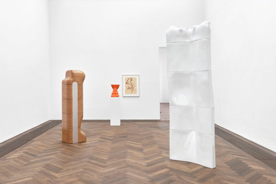 Joachim Bandau, installation view, Die Nichtschönen, Works 1967–1974, Kunsthalle Basel, 2021. Photo: Phil ipp Hänger / Kunsthalle Basel