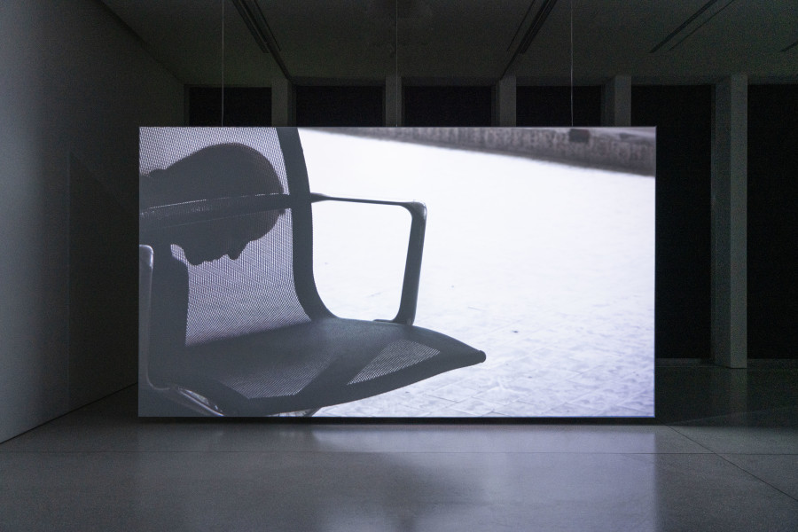 View of the exhibition Marie Cool Fabio Balducci. Dai campi all’elica at the Musée cantonal des Beaux-Arts de Lausanne, 2022. © Marie Cool Fabio Balducci. Photo: MCBA / Étienne Malapert