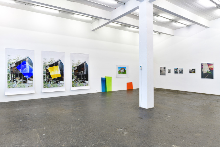 «WO WIR», exhibition view, 2020, Katalin Deér, Jiří Makovec. Photo: Kunst Halle Sankt Gallen, Sebastian Schaub