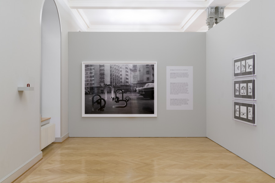 Geta Brătescu, Installationsansicht Kunstmuseum St.Gallen, Photo: Sebastian Stadler