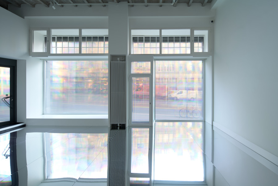 Exhibition view, Kimsooja, To Breathe – Zurich, 2023, Photo: Max Ehrengruber, Courtesy of the artist and Galerie Tschudi