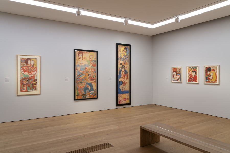 Exhibition view, Aloïse Corbaz, Mad on paper, MCBA 2021-2022.