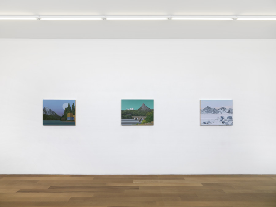 Exhibition view, Dean Monogenis, Liminal Tide, xippas, 2023. Photo credit: Annik Wetter