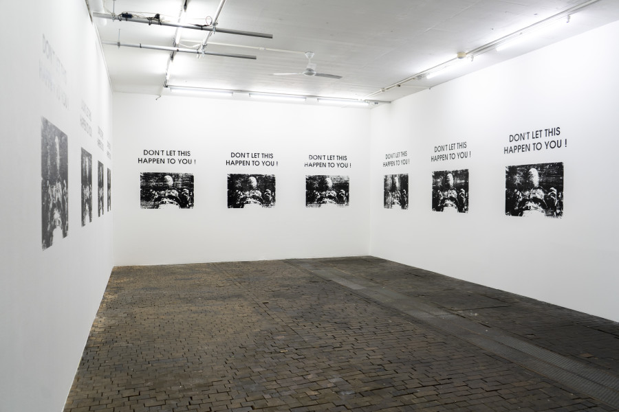 Vue d’exposition de Dialogue of the Dogs de Will Benedict au Centre d’Art Contemporain Genève (15.10.2022‒18.12.2022). © Centre d’Art Contemporain Genève. Photo : Julien Girard